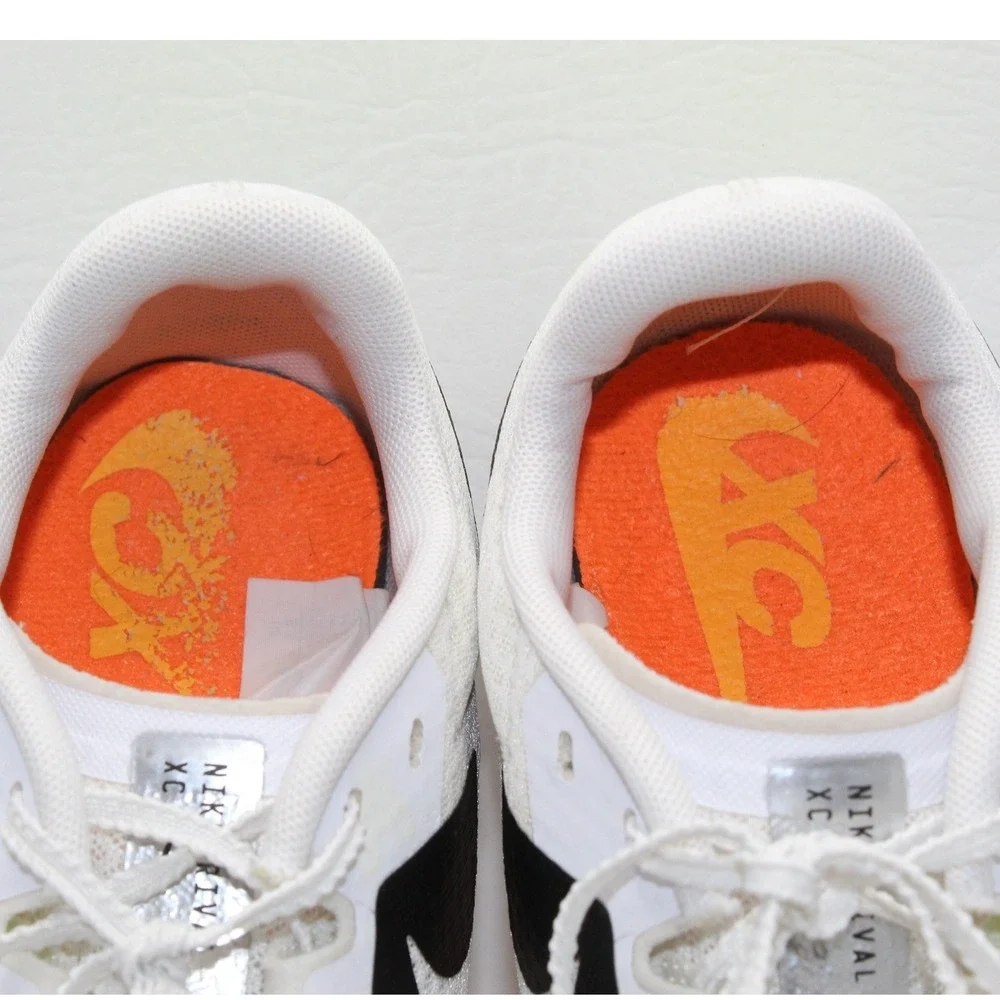 Nike Rival XC‎ Cross Country Racing Spikes White Orange DX7999-100 Mens 9.5